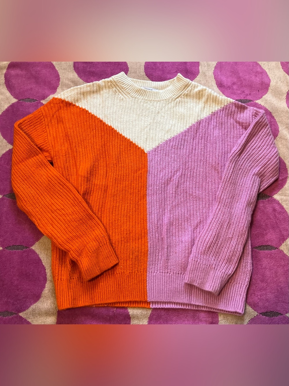 & Other Stories Colorblock Sweater - Picture 3 of 7